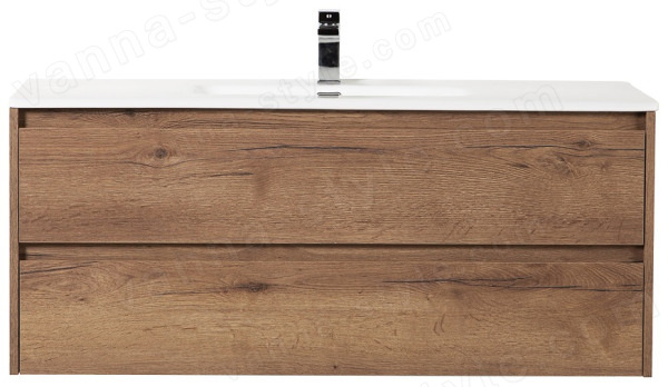 Тумба под раковину BelBagno Kraft KRAFT-1200-2C-SO-RT 120x46 подвесная, Дуб табачный (Rovere Tabac