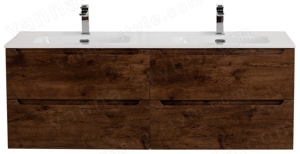 Тумба под раковину BelBagno Etna ETNA-1200-4C-SO-2-RW 120,2x46,2 подвесная, Дуб мавританский (Rove