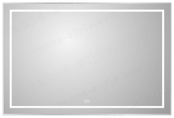 Зеркало с подсветкой BelBagno KRAFT SPC-KRAFT-1200-800-LED-TCH-WARM 120x80, сатин