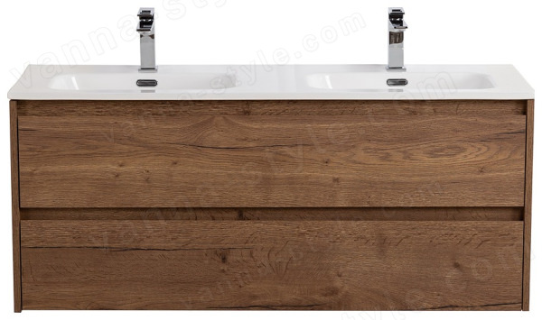 Тумба под раковину BelBagno Kraft KRAFT-1200-2C-SO-2-RT 120x46 подвесная, Дуб табачный (Rovere Tab