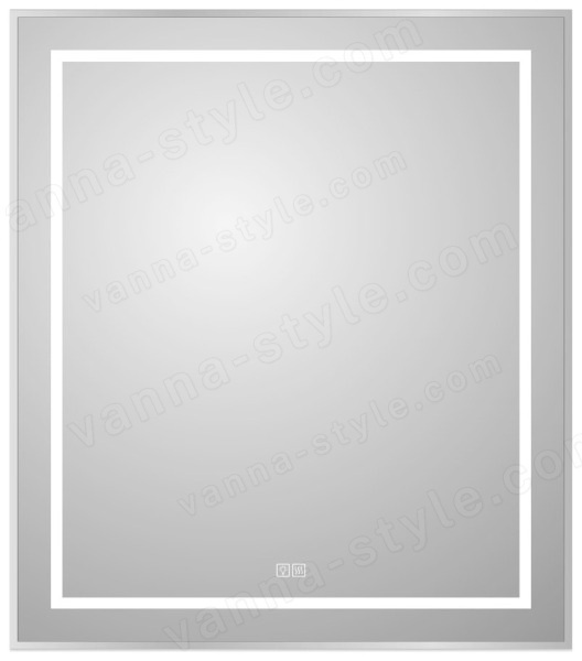 Зеркало с подсветкой BelBagno KRAFT SPC-KRAFT-700-800-LED-TCH-WARM 70x80, сатин