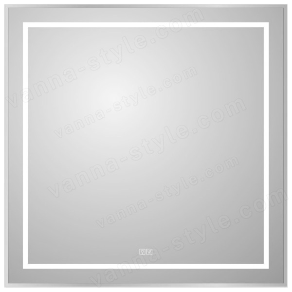 Зеркало с подсветкой BelBagno KRAFT SPC-KRAFT-800-800-LED-TCH-WARM 80x80, сатин