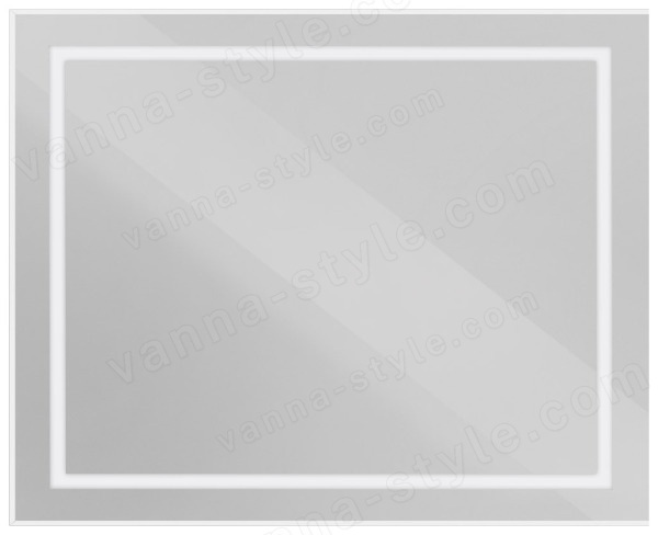 Зеркало с подсветкой BelBagno KRAFT SPC-KRAFT-1000-800-SENS-AL 100x80, сатин