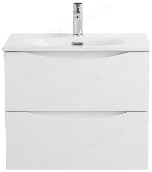Тумба под раковину BelBagno Marino-Cer-N MARINO-CER-N-600-2C-SO-BL-P 59,6x45,5 подвесная, Белый гл