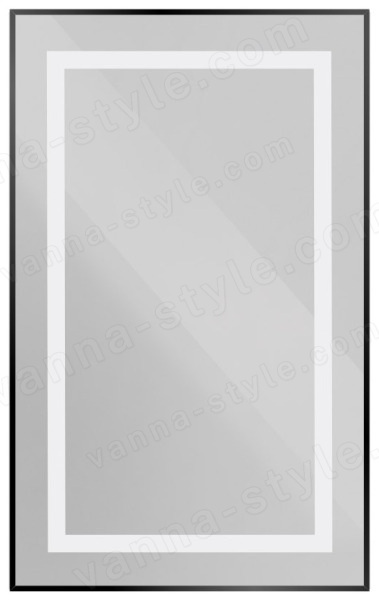 Зеркало с подсветкой BelBagno KRAFT SPC-KRAFT-500-800-SENS-NERO 50x80, черный
