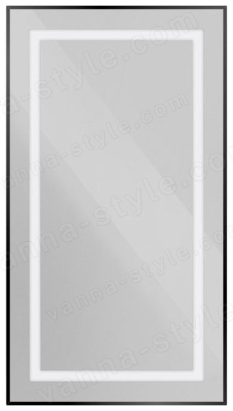 Зеркало с подсветкой BelBagno KRAFT SPC-KRAFT-500-900-SENS-NERO 50x90, черный