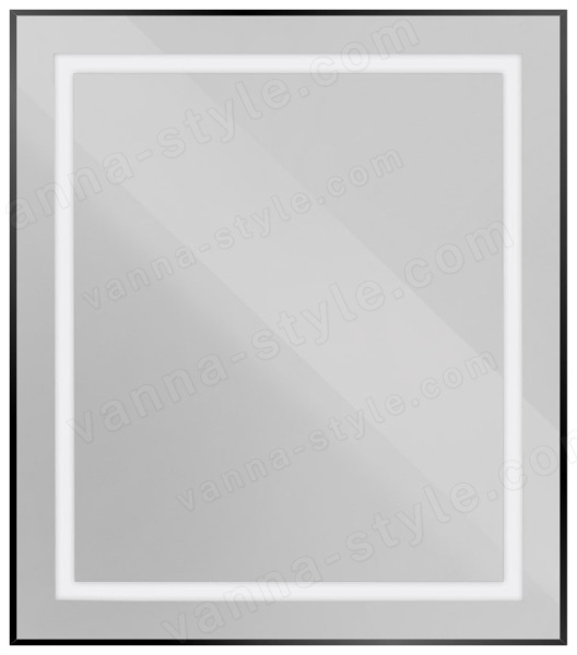Зеркало с подсветкой BelBagno KRAFT SPC-KRAFT-700-800-SENS-NERO 70x80, черный