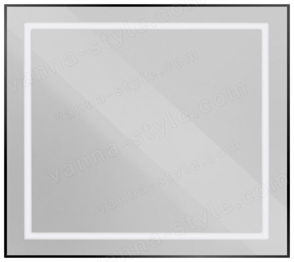 Зеркало с подсветкой BelBagno KRAFT SPC-KRAFT-900-800-SENS-NERO 90x80, черный