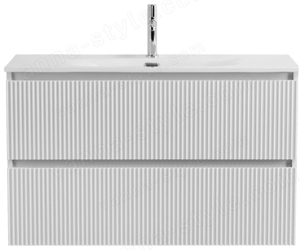 Тумба под раковину BelBagno Uno-Mini UNO-MINI-1000-2C-SO-BO 100x39,5 подвесная, Белый матовый (Bia