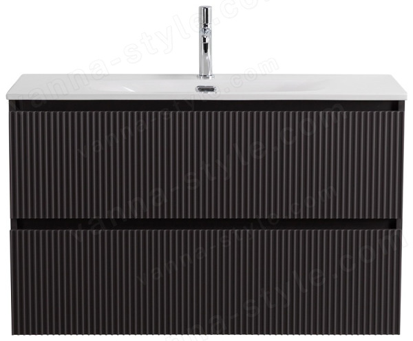 Тумба под раковину BelBagno Uno-Mini UNO-MINI-1000-2C-SO-GSO 100x39,5 подвесная, Темно-Серый Матов