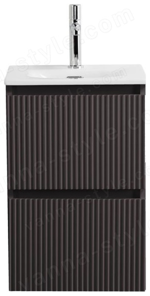 Тумба под раковину BelBagno Uno-Mini UNO-MINI-400-2C-SO-GSO 40x40,5 подвесная, Темно-Серый Матовый