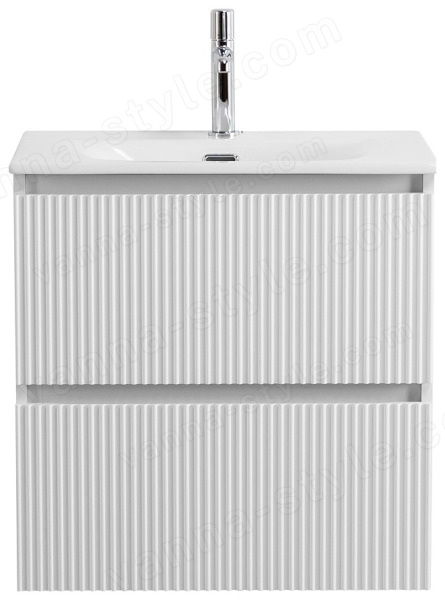 Тумба под раковину BelBagno Uno UNO-600-2C-SO-BO 60x45,5 подвесная, Белый матовый (Bianco Opaco)