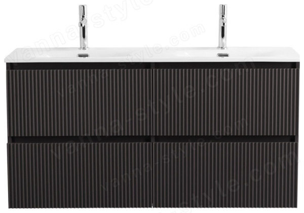Тумба под раковину BelBagno Uno UNO-1200-4C-SO-GSO 120x45,5 подвесная, Темно-Серый Матовый