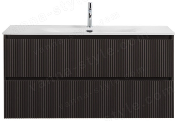 Тумба под раковину BelBagno Uno UNO-1200-2C-SO-GSO 120x45,5 подвесная, Темно-Серый Матовый