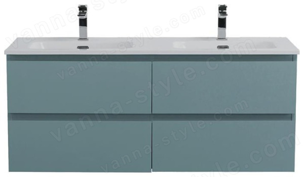 Тумба под раковину BelBagno Kraft KRAFT-1200-4C-SO-AO 120x45,5 подвесная, Голубой Матовый