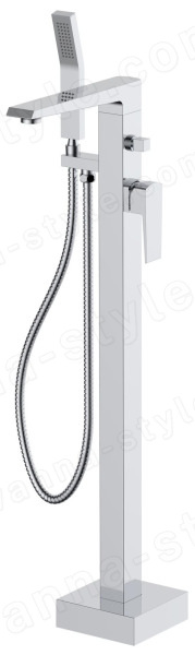 Напольный смеситель для ванны BelBagno ARLIE ARL-FMTA-CRM, хром