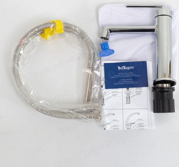 Смеситель для раковины BelBagno Acqua ACQUA-LVM-CRM, хром