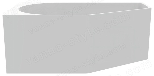 Акриловая ванна Abber AB9505 L 160x90 пристенная, белая 160x90 пристенная, белая