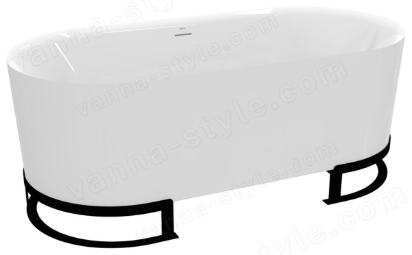 Акриловая ванна Abber AB9510 166x77 отдельностоящая, белая 166x77 отдельностоящая, белая
