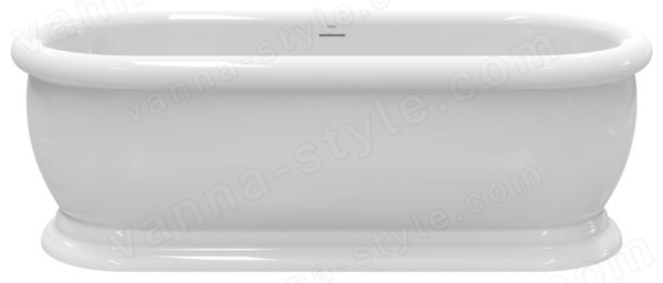 Акриловая ванна Abber AB9515 173x79 отдельностоящая, белая 173x79 отдельностоящая, белая
