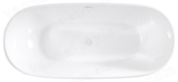 Акриловая ванна Abber AB9263-1.6 160x81 отдельностоящая, белая 160x81 отдельностоящая, белая
