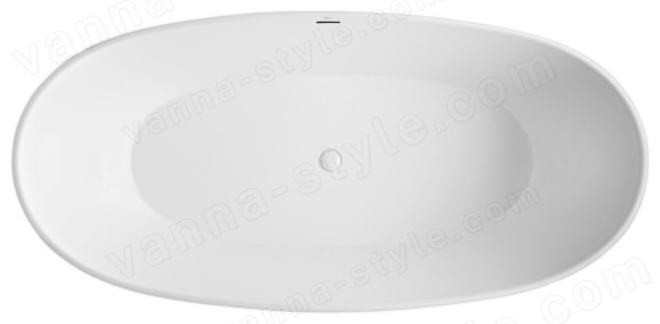 Акриловая ванна Abber AB9504 186x88 отдельностоящая, белая 186x88 отдельностоящая, белая