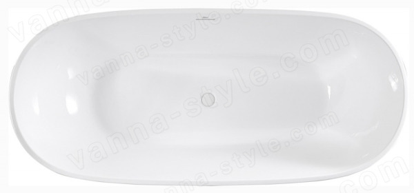 Акриловая ванна Abber AB9263-1.8 180x81 отдельностоящая, белая 180x81 отдельностоящая, белая