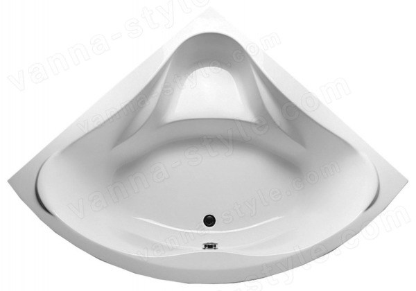 Акриловая ванна Relisan Mira Гл000000545 135x135, белая 135x135, белая