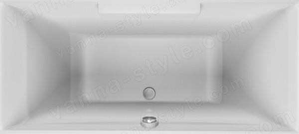 Акриловая ванна Relisan Дунай ппу Гл000023025 180x80, белая 180x80, белая