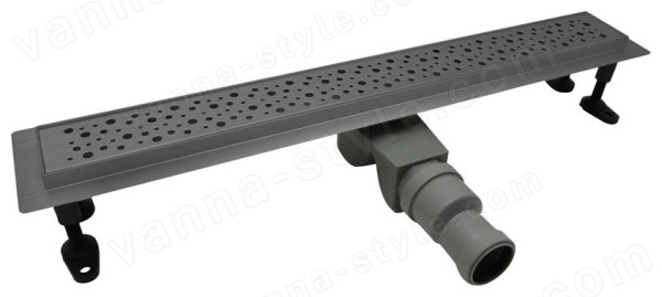 Душевой лоток Cezares RELAX RELAX-LD-60-GM 60 см, оружейная сталь