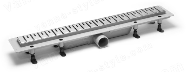 Душевой лоток Plastbrno SZA2650 65 см, хром