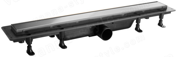 Душевой лоток Plastbrno SZH940M 46 см, графит