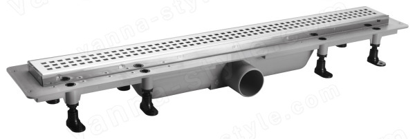 Душевой лоток Plastbrno SZH1550 55 см, хром