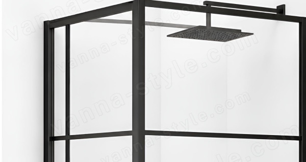Душевой уголок Riho Grid GB201 G004015121 100x100, профиль черный 100x100, профиль черный