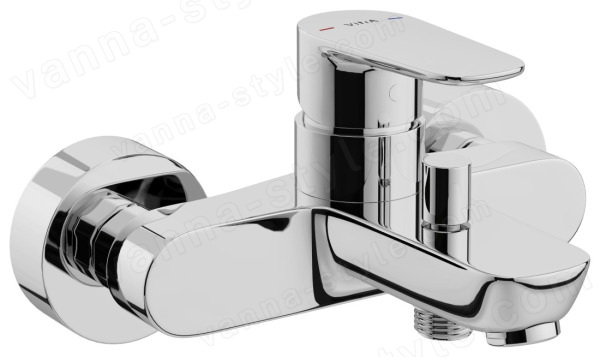 Смеситель для ванны Vitra Flow Soft A42946EXP, хром