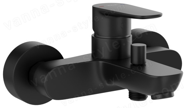 Смеситель для ванны Vitra Flow Soft A4294636EXP, матовый черный