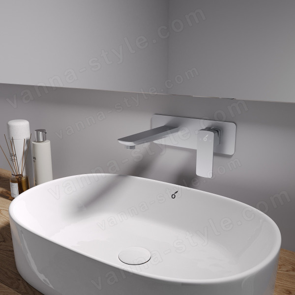 Смеситель для раковины Oliveeka D OL-869003-CR встраиваемый, хром