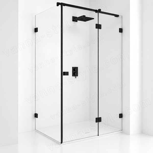 Душевой уголок Riho Scandic NXT X203 G001069121 140x90, профиль черный 140x90, профиль черный