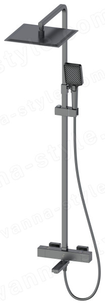Душевая система Oliveeka D OL-739901-BGM, матовый оружейный металл