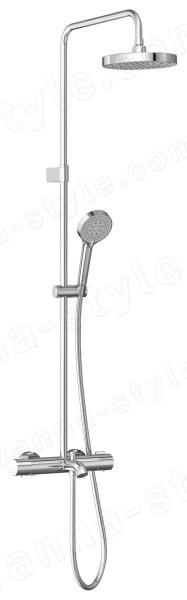 Душевая система Vitra Base Round A47303EXP, хром