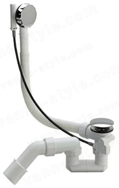 Слив-перелив для ванны Vitra 59970016000 с нажимным клапаном
