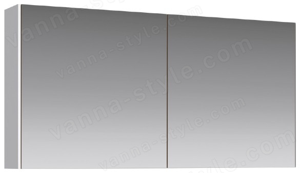 Зеркальный шкаф Aqwella Моби MOB0412+MOB0717W 120x60, белый 120x60, белый