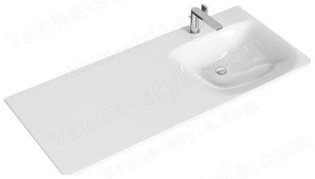 Тумба с раковиной Aqwella Терра TER01051DB+FOR.11.04.D-R 115x50 подвесная, дуб балтийский