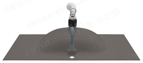 Раковина Oliveeka M115B100 100x46, темно-коричневая 100x46, темно-коричневая
