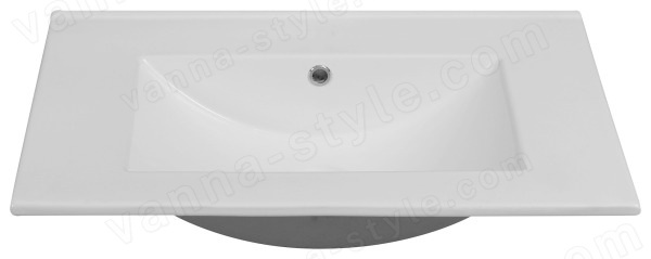 Раковина Oliveeka NVS70 70x46 без отверстия под смеситель, белая