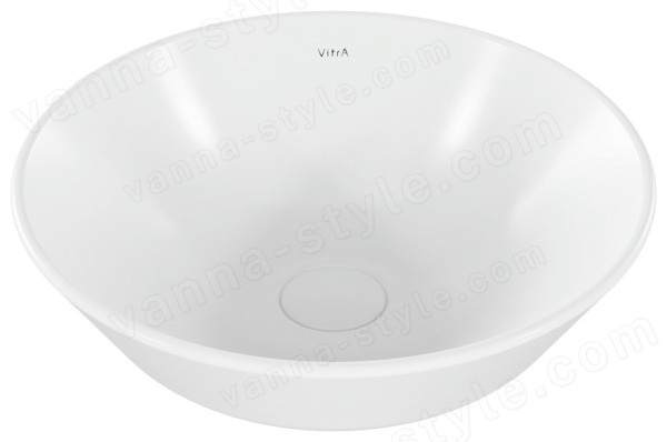Накладная раковина Vitra Geo 38x38, белая