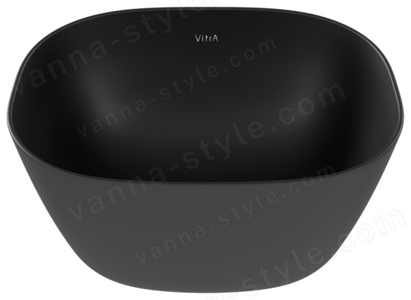 Накладная раковина Vitra Plural 45x38, черная матовая