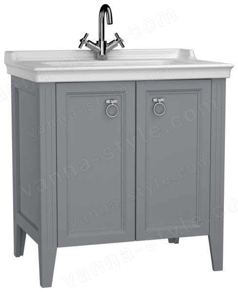 Тумба с раковиной Vitra Valarte 62154 74x50 напольная, матовый серый