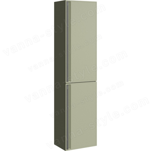 Шкаф-пенал Aqwella Пьюр PUR0535SH 35x140, зеленый