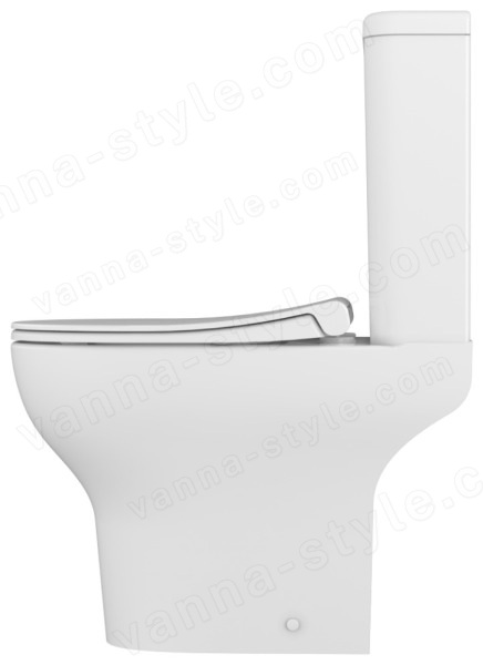 Унитаз-компакт Vitra Zentrum 9824B003-7219, белый с сиденьем и бачком